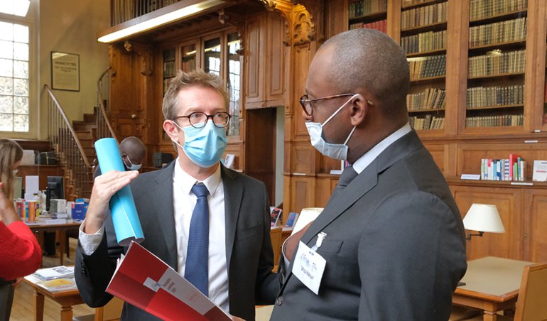 Monsieur EBONGUE MAKOLLE et Monsieur GUYON (adjoint au chef de la MPPI)
